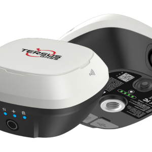 Rover GNSS TS20 receptor movil compacto Tersus con baston de fibra de carbono Terrasat Mexico.
